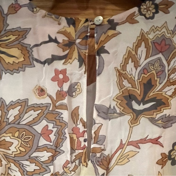 Anthropologie Free People One Fine Day Terrace Sleeveless Floral Midi Dress Sz 2 - Picture 12 of 13